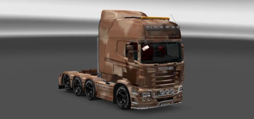 Skin Scania R Gris Fonc Ets Euro Truck Simulator Mods American Truck Simulator Mods