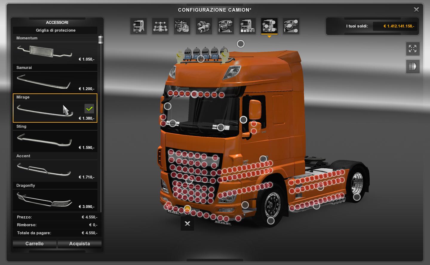 ETS 2 DAF Euro 6 Tuning