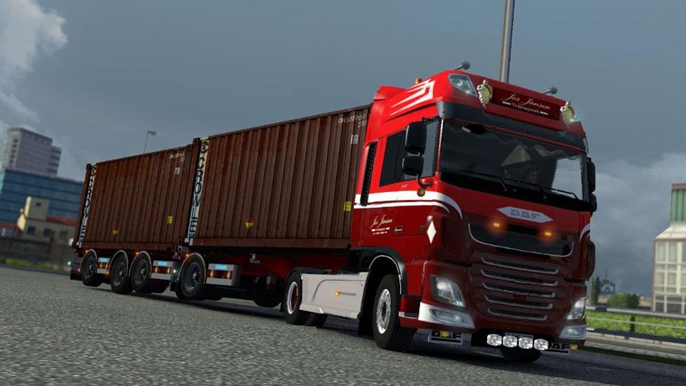 Daf Xf Euro 6 By Ohaha Jos Janssen Skin Mod Euro Truck Simulator 2 Mods American Truck 5052