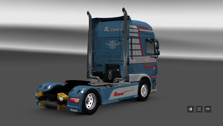 Daf Xf Euro 6 Ae Ebner Transport Skin Mod Euro Truck Simulator 2 Mods American Truck Simulator Mods