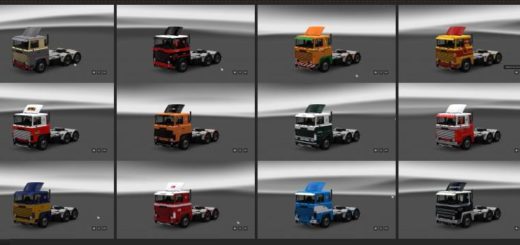 Danish Style Changeable Metallic Skin For Freds Scania Ets Euro Truck Simulator Mods