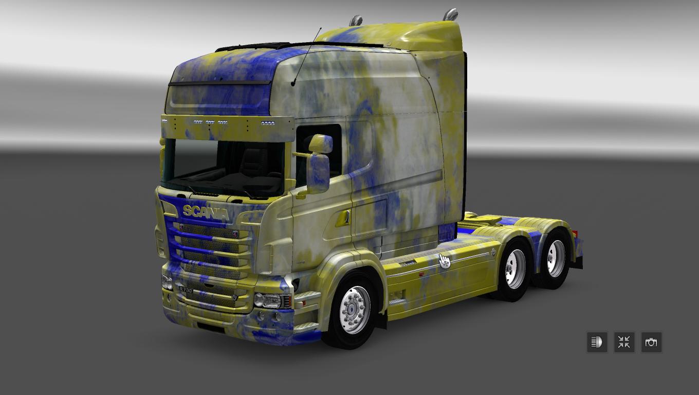 Scania Rs T Rjl Abstract Skin Mod Euro Truck Simulator Mods My Xxx Hot Girl