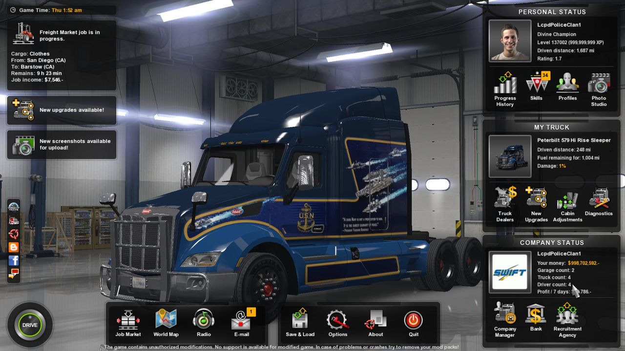 euro truck simulator 2 money