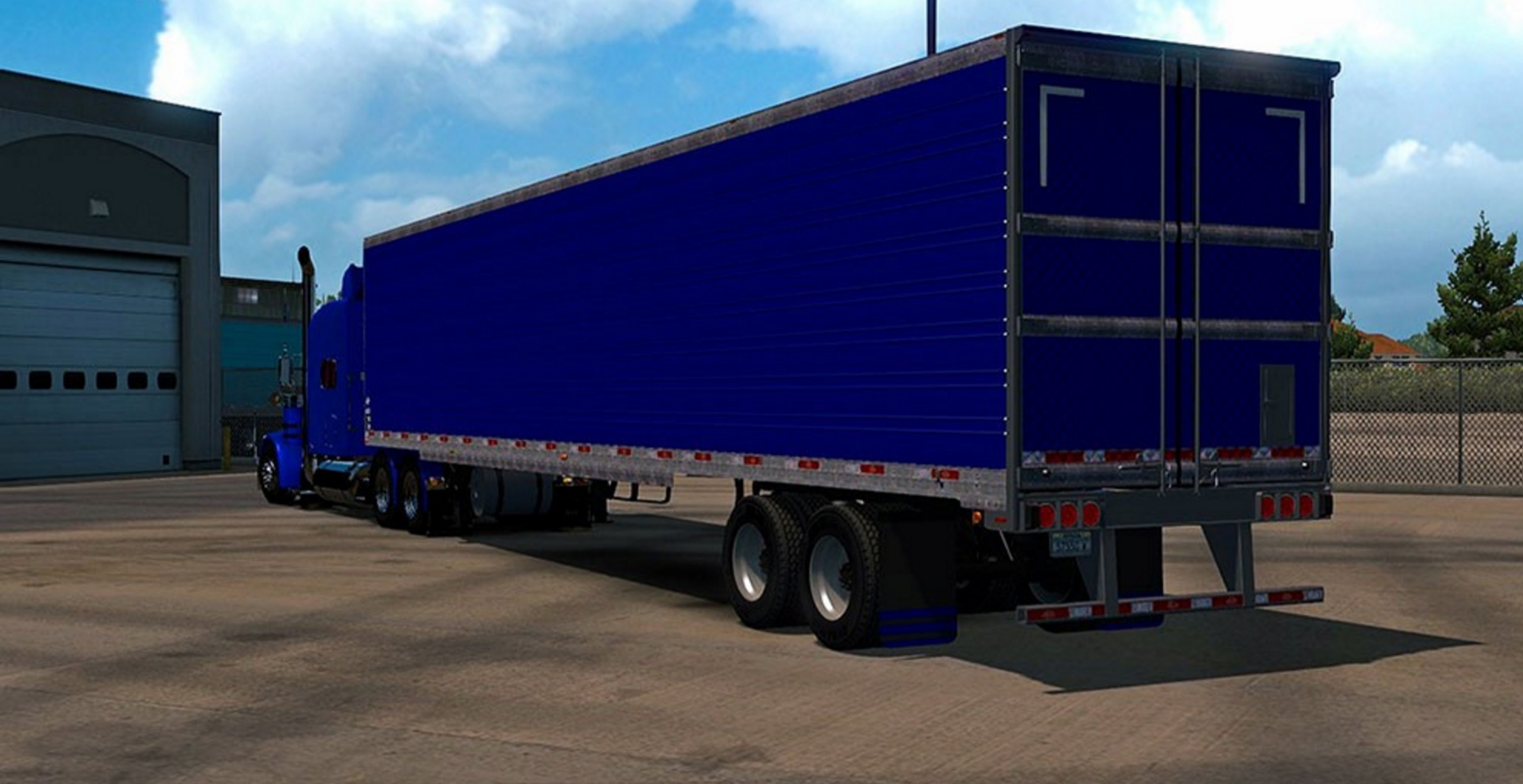 New Long Animation Blue Reefer Mod Ats Euro Truck Simulator 2 Mods American Truck Simulator Mods