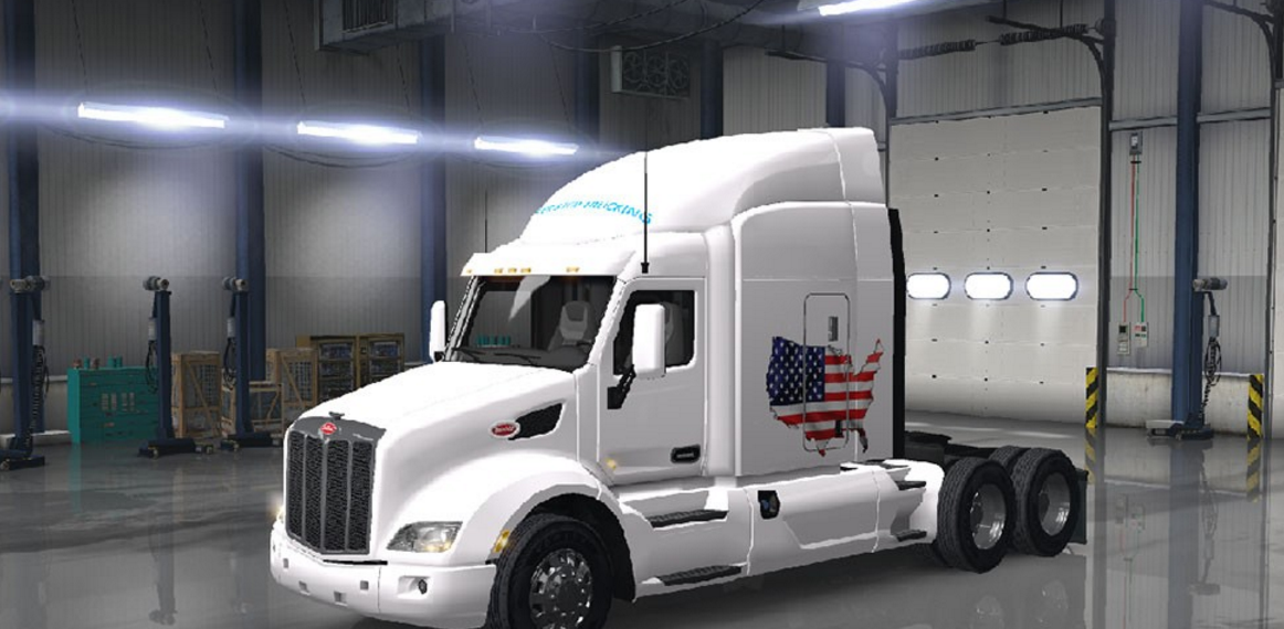 skin de grand truck simulator peterbilt