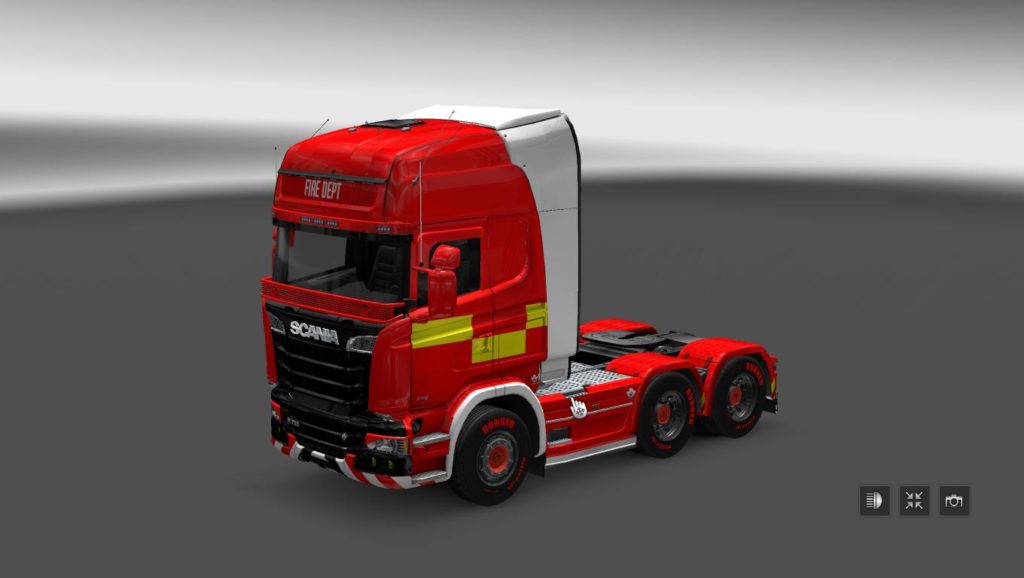 Scania Streamline Fire Truck Mod Ats - Euro Truck Simulator 2 Mods 