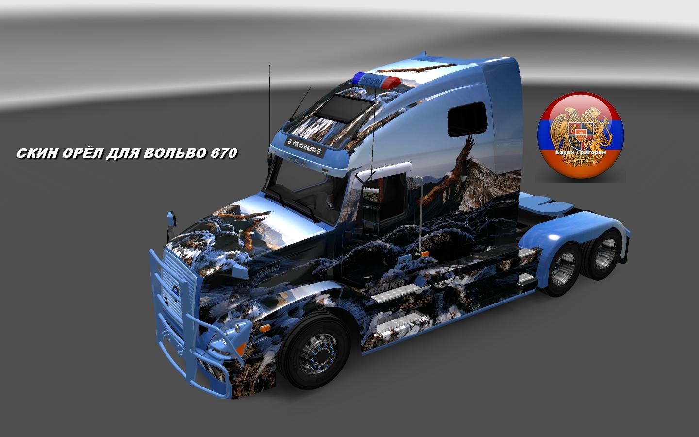 Volvo Vnl Eagle Skin Mod Euro Truck Simulator Mods American