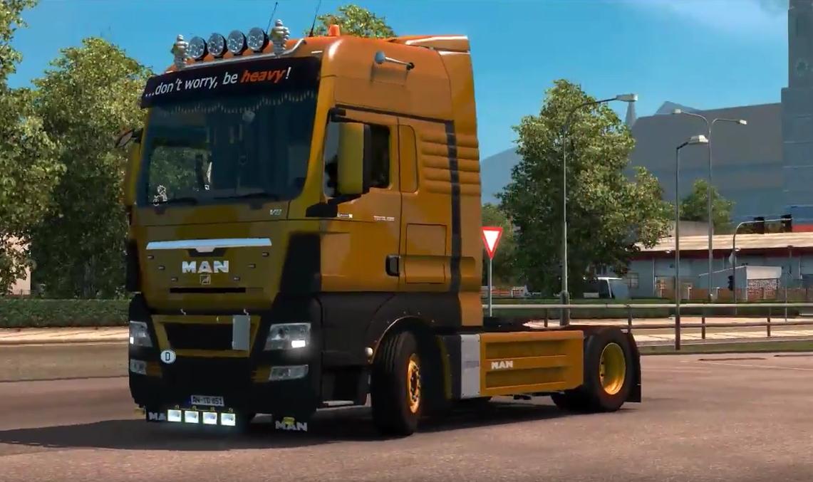 Man Tgx Reworked By Madster Truck Cabin Dlc V Euro Truck Simulator Mods American