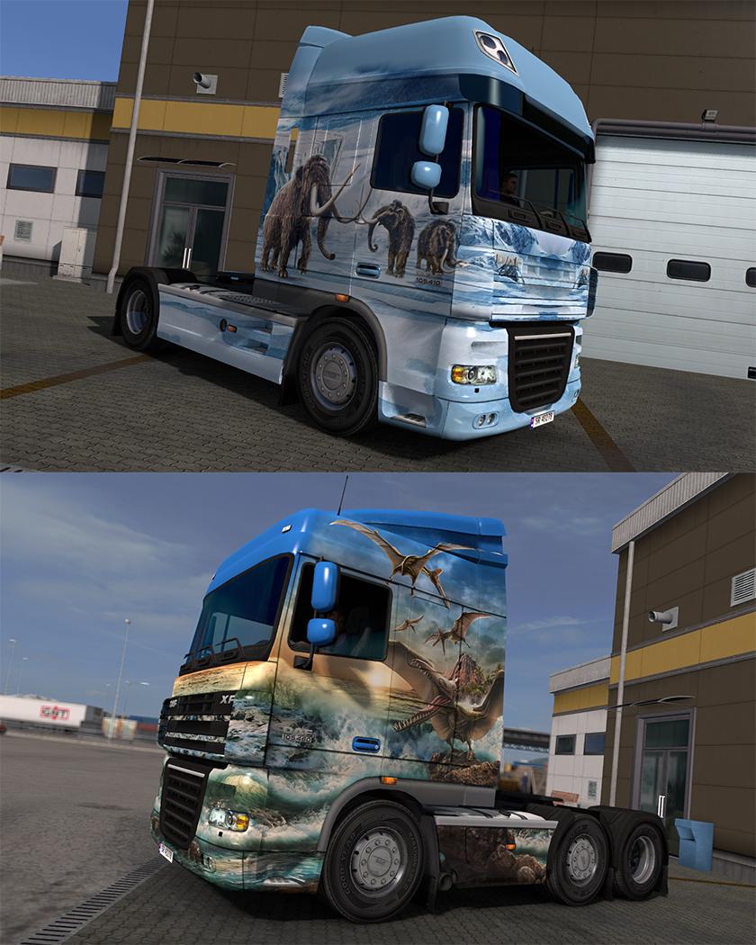 Euro truck simulator 2 - prehistoric paint jobs pack for mac air