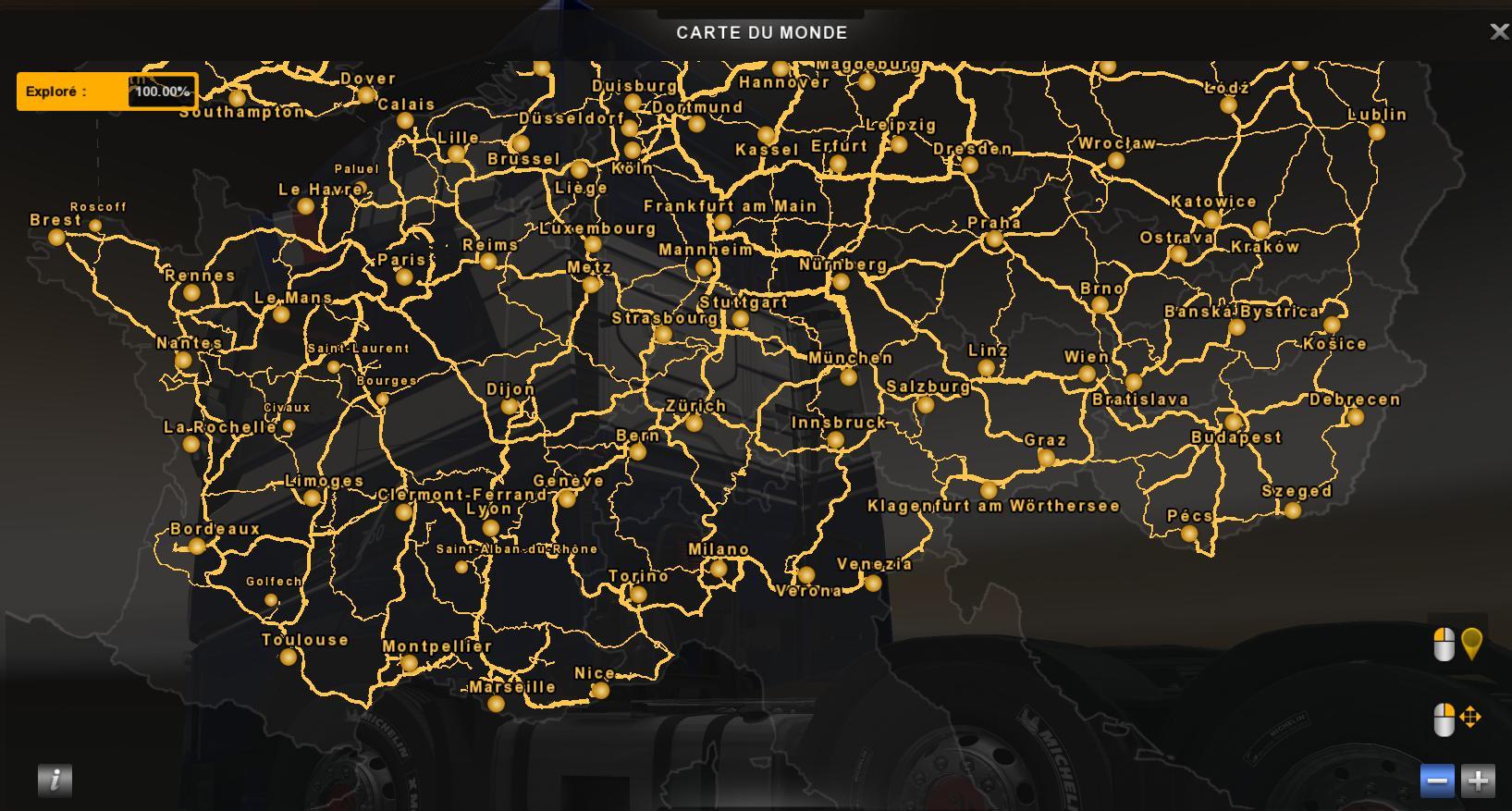 Euro truck simulator 2 going east карта