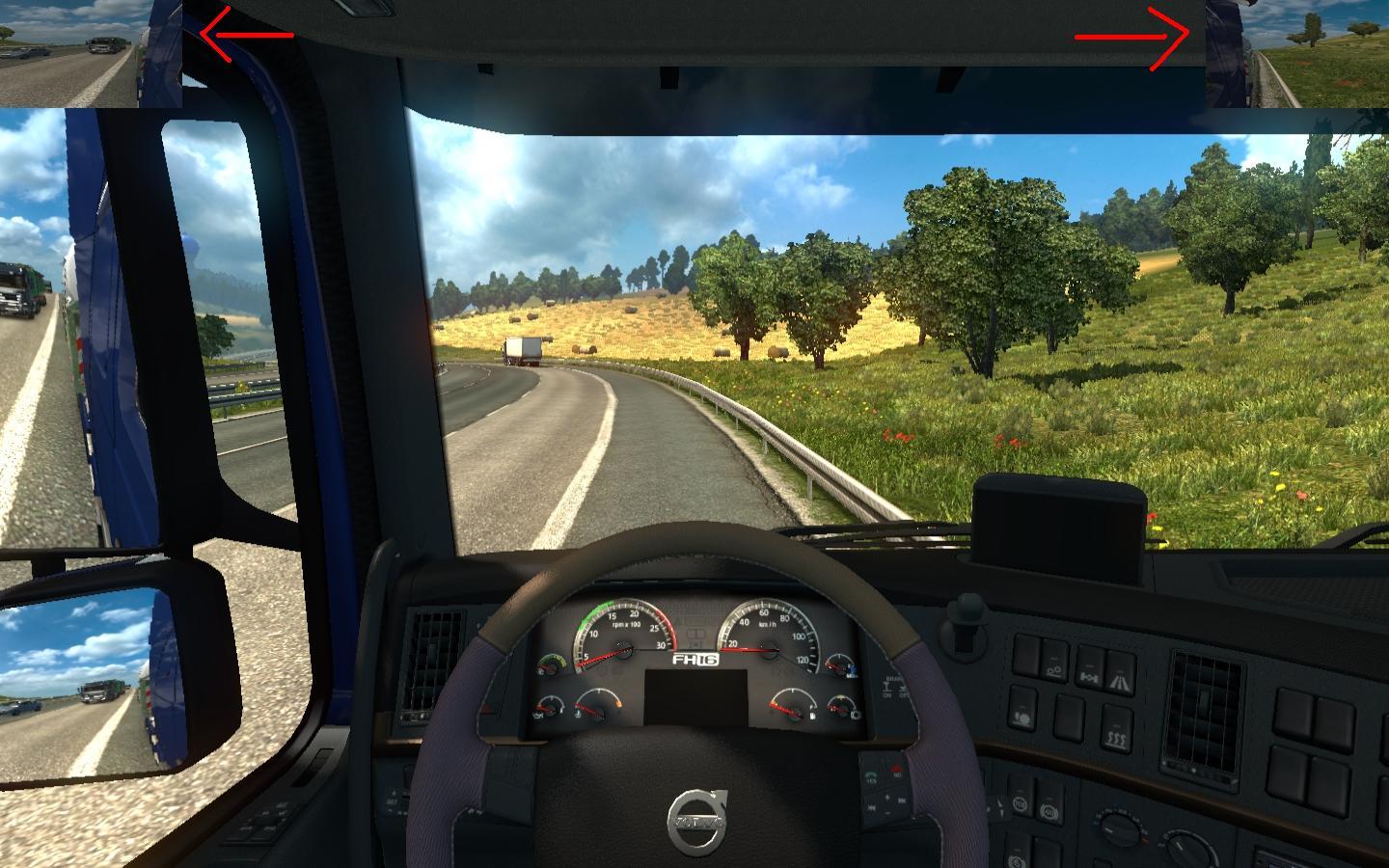 MINI MIRROR FOR ETS2 1.28.X MOD Euro Truck Simulator 2 Mods