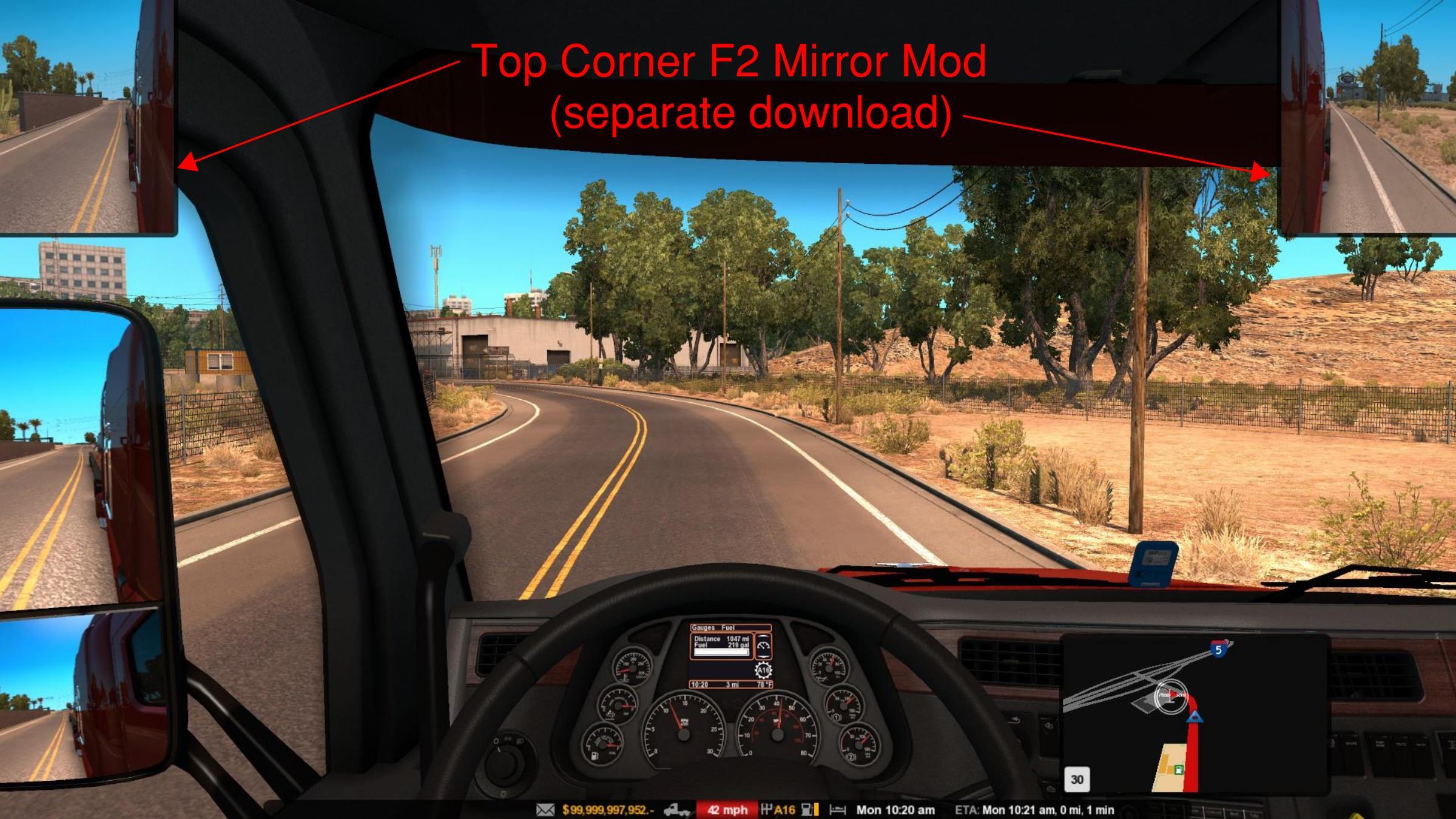 MINIMAL ADVISER INTERFACE FOR ATS &amp; ETS2 1.30 MOD Euro Truck