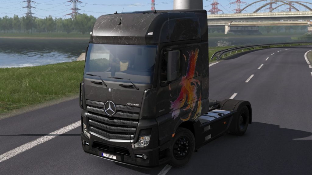 Mercedes Benz Actros Rise Paintjob By L Zzy X Truck Skin