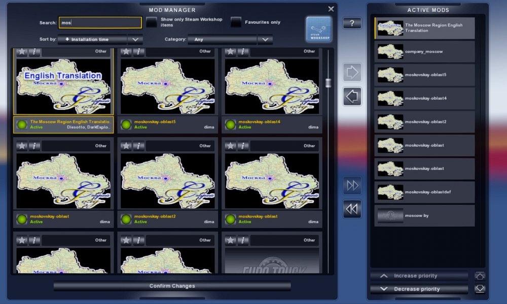 euro truck simulator 2 mod priority