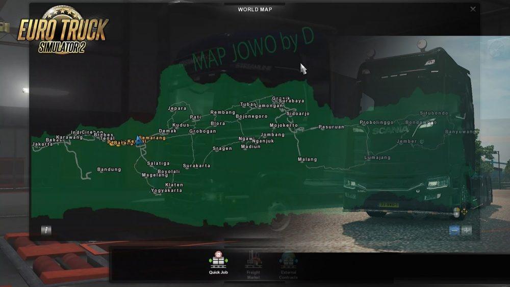 bus simulator indonesia map