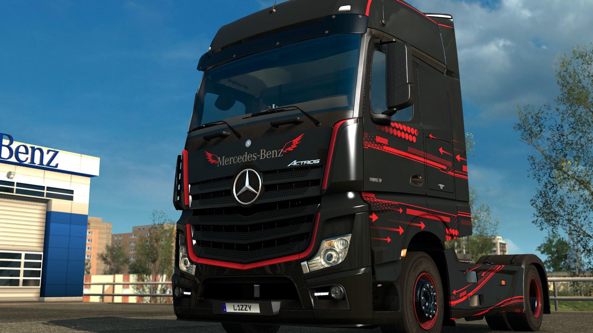 Mercedes Benz Actros Accessio Paintjob By L Zzy Truck Skin