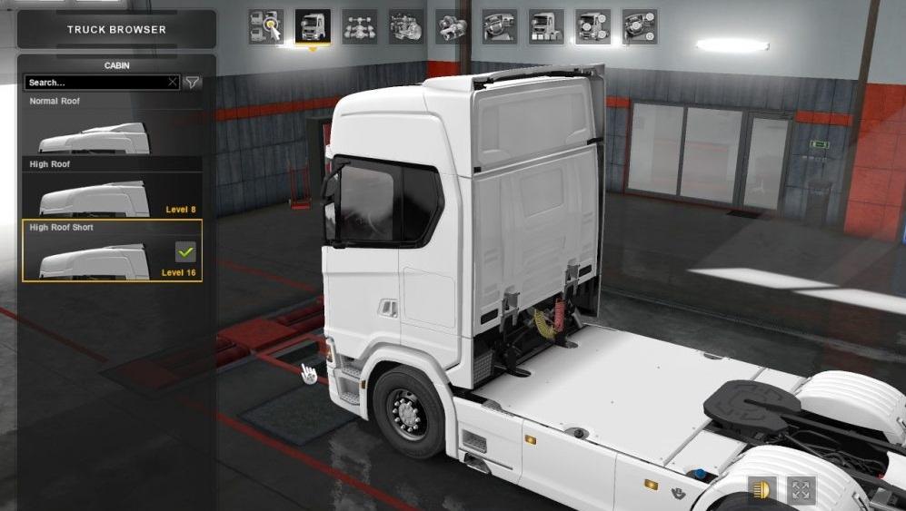 8X4 CABIN FOR ALL CHASSIS 1.31.X TUNING MOD Euro Truck Simulator 2 Mods