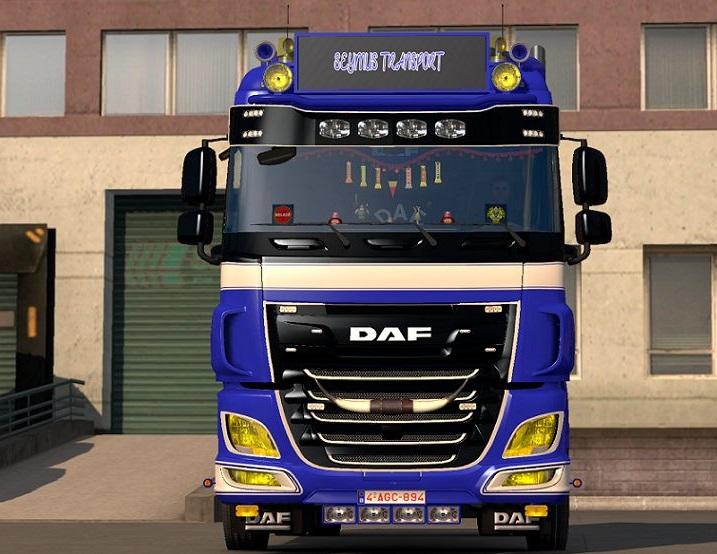 DAF YELLOW LIGHTS (UPD. 16.05.18) 1.31 TUNING MOD Euro Truck