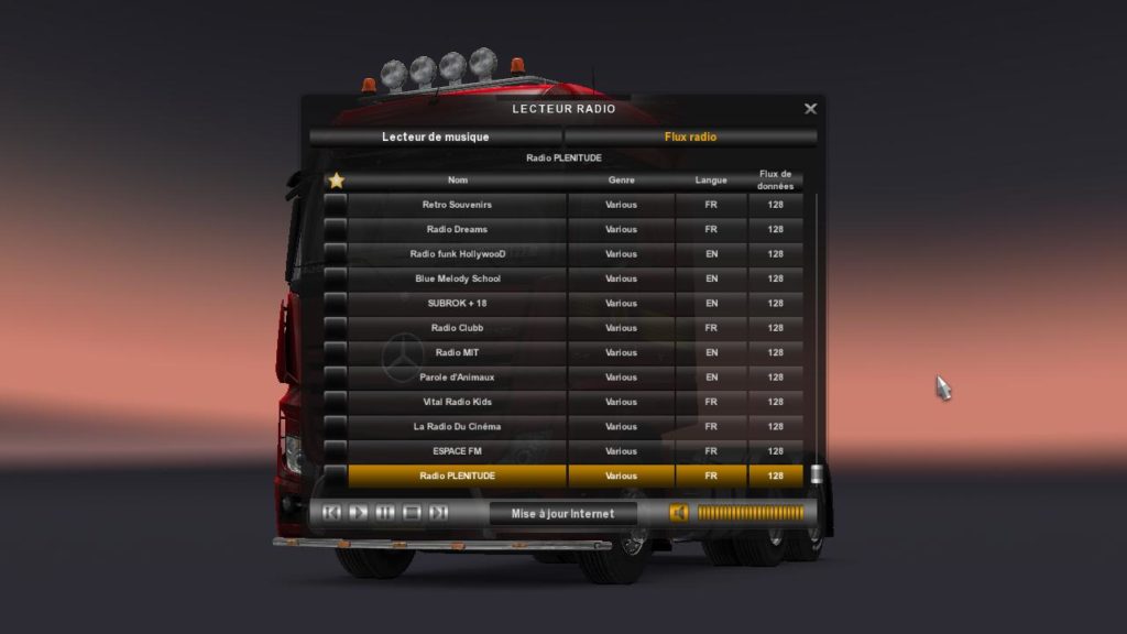 RADIO WORLD MUSIC V0.1.0 ETS2 1.31.2.2 SOUNDS MOD Euro Truck