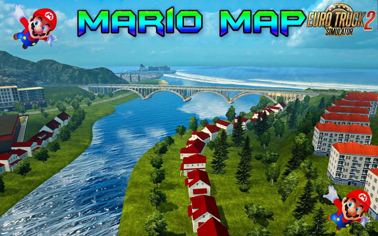 Mario Map V127 Update 080618 131 Map Mod Euro Truck Simulator 2 Mods American Truck 8720