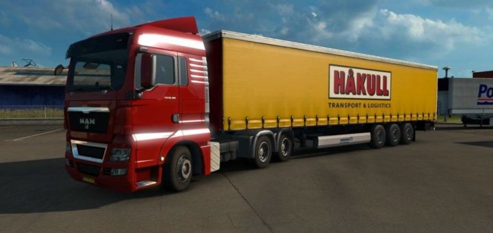 Weeda D Tec Container Trailer Ets Euro Truck Simulator Mods