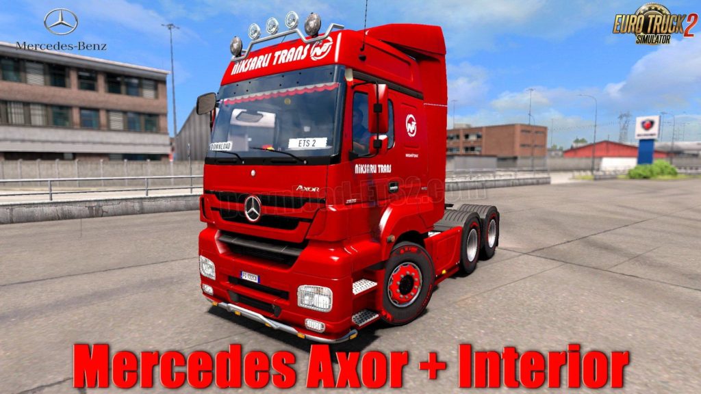 MERCEDES AXOR + INTERIOR V1.0 1.31 TRUCK MOD Euro Truck Simulator 2