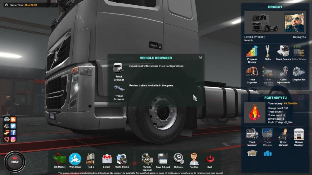 Refreshed Menu Icons V50 132 Mod Euro Truck Simulator 2 Mods American Truck Simulator Mods