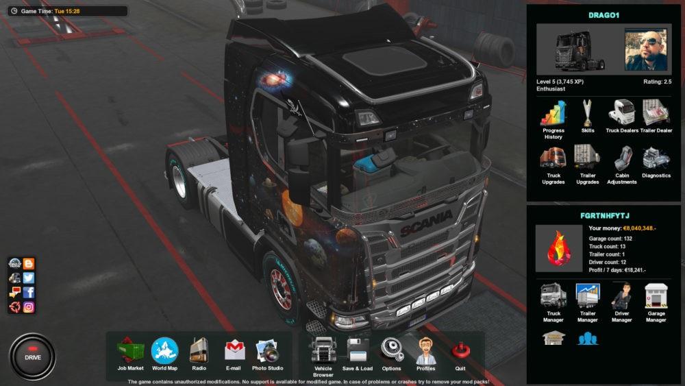 Refreshed Menu Icons V60 132 Mod Euro Truck Simulator 2 Mods American Truck Simulator Mods