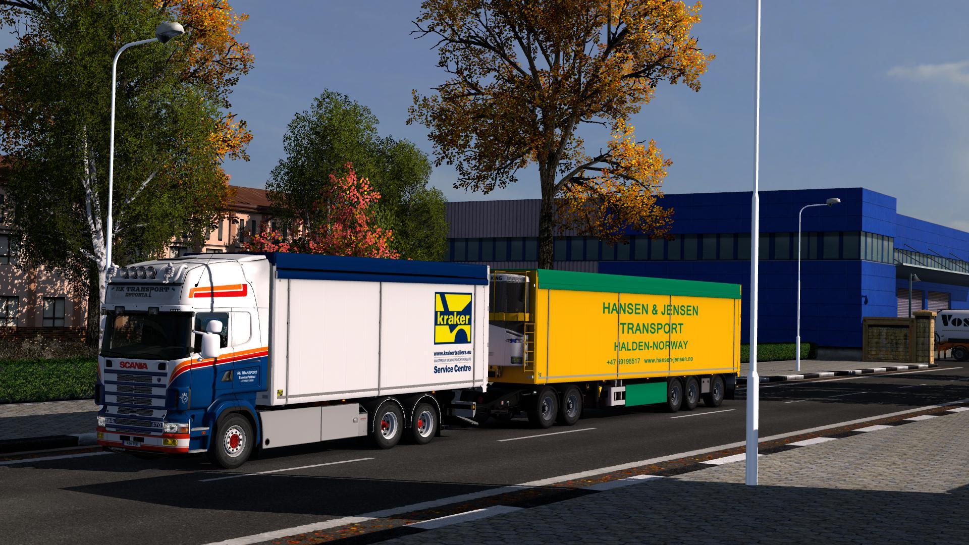 TANDEM ADDON FOR RJL SCANIA RS &amp; R4 BY KAST 1.32.X TUNING MOD Euro
