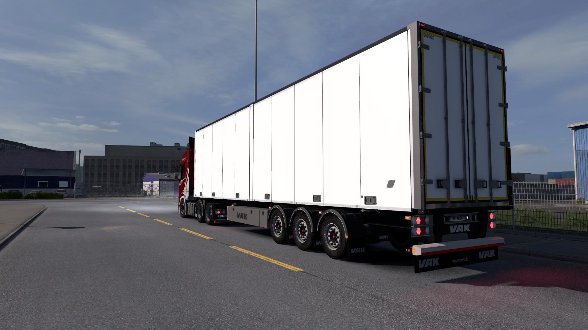VAK TRAILERS V1.1 1.32.X ETS2 Euro Truck Simulator 2 Mods American