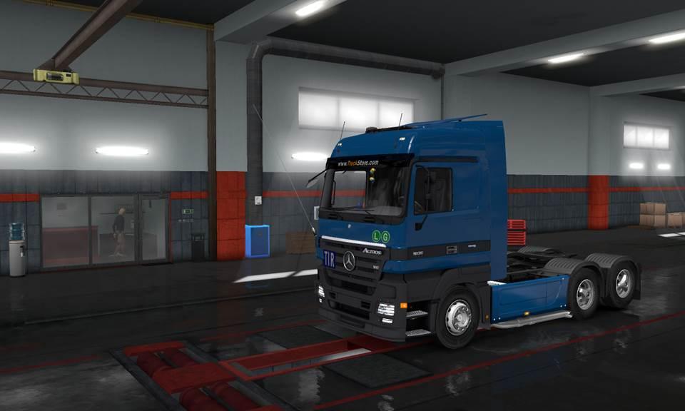 MERCEDES ACTROS MP2 1.32.X TRUCK MOD Euro Truck Simulator 2 Mods