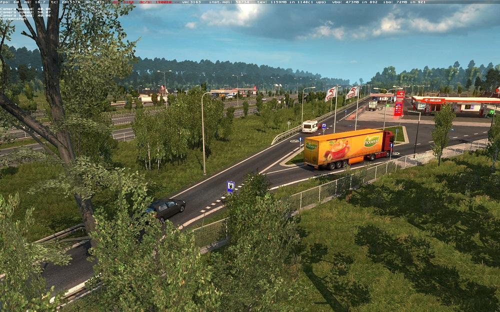 euro truck simulator 3 map