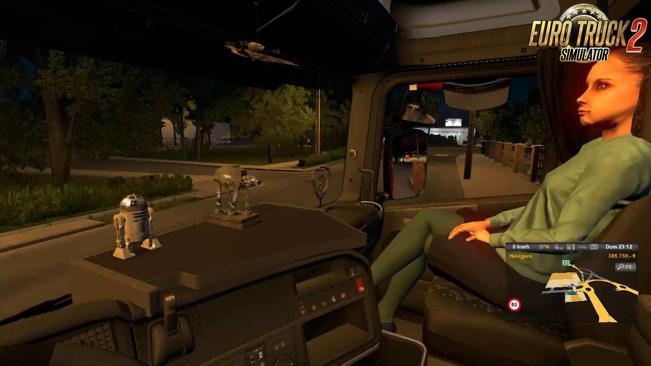 Animated Female Passenger In Your Truck V11 Mod Euro Truck Simulator 2 Mods American Truck