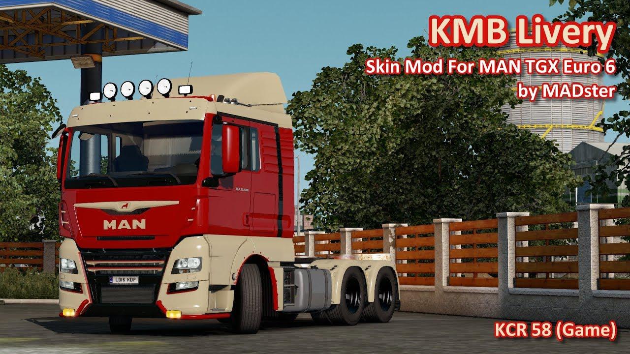 KMB LIVERY FOR MAN TGX EURO 6 BY MADSTER TRUCK SKIN - Euro ...