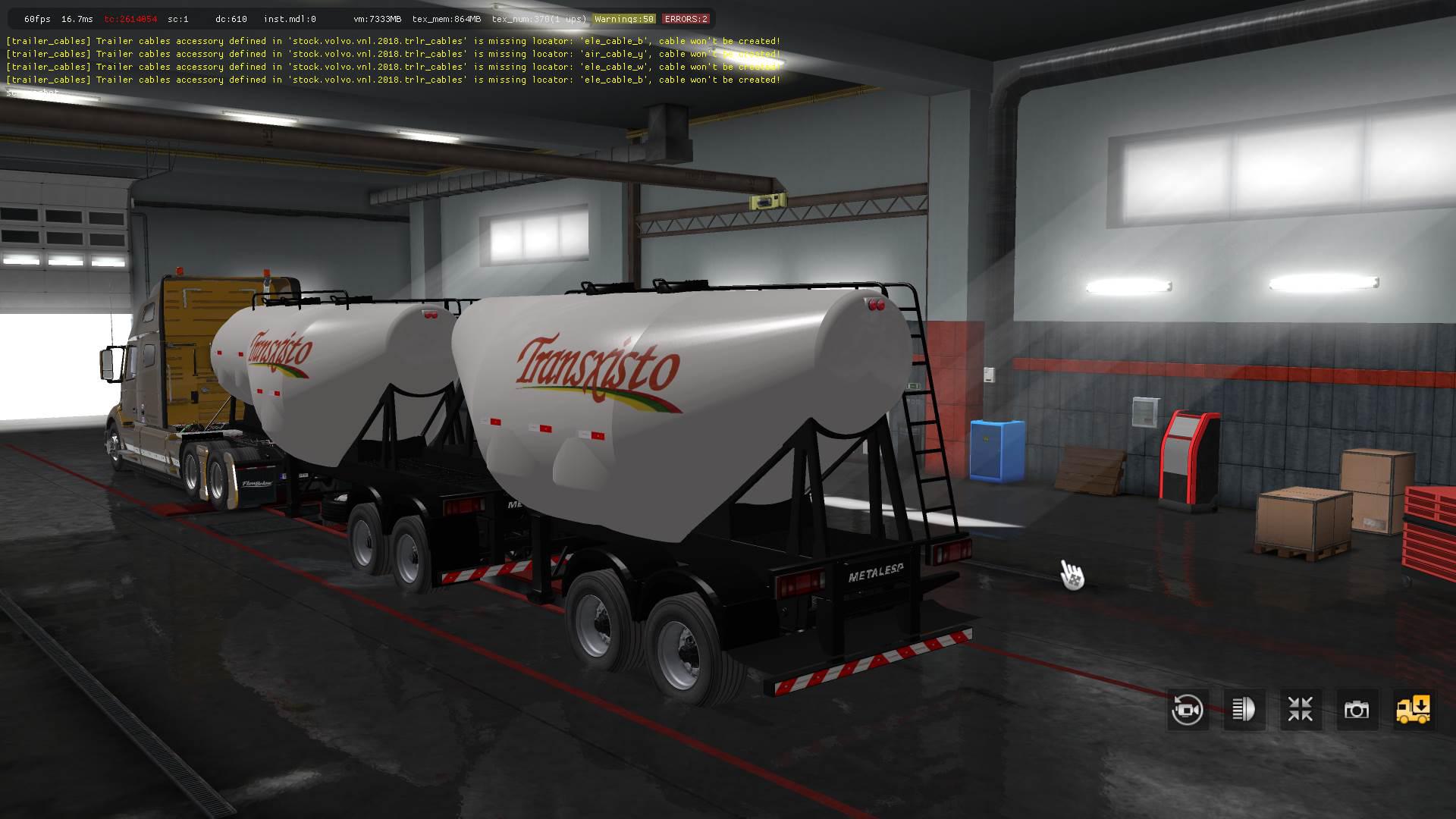 CEMENT TRAILER OWNABLE 1.34 ETS2 Euro Truck Simulator 2 Mods