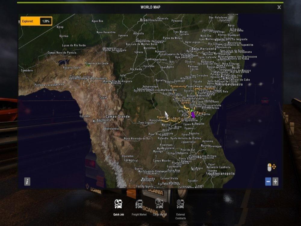 Euro Truck Simulator 3 Map Eaa Background Map V1.4.3 Mod - Euro Truck Simulator 2 Mods | American Truck  Simulator Mods