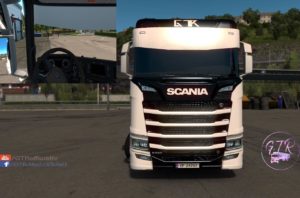 Big Sunshield For Scania S R Next Gen X Tuning Mod Euro Truck Simulator Mods