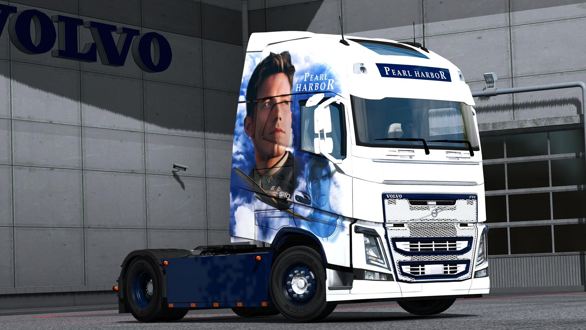 Skin Pearl Harbor For Volvo Fh And Fh16 2012 Reworked By Eugene Truck Skin 2 Ets 2 Mods Euro