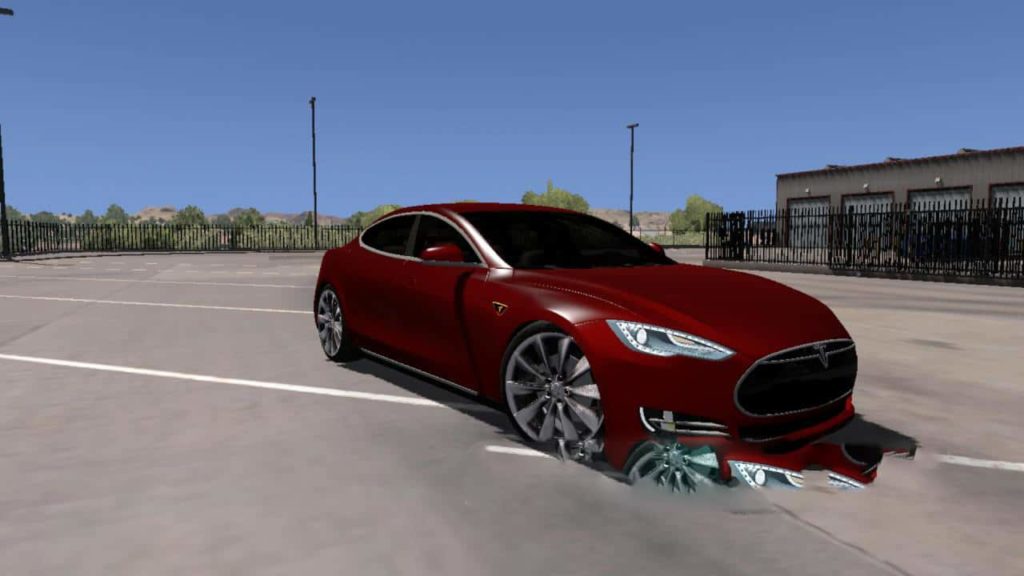 Tesla Model S 1.0 Car Euro Truck Simulator 2 Mods American Truck