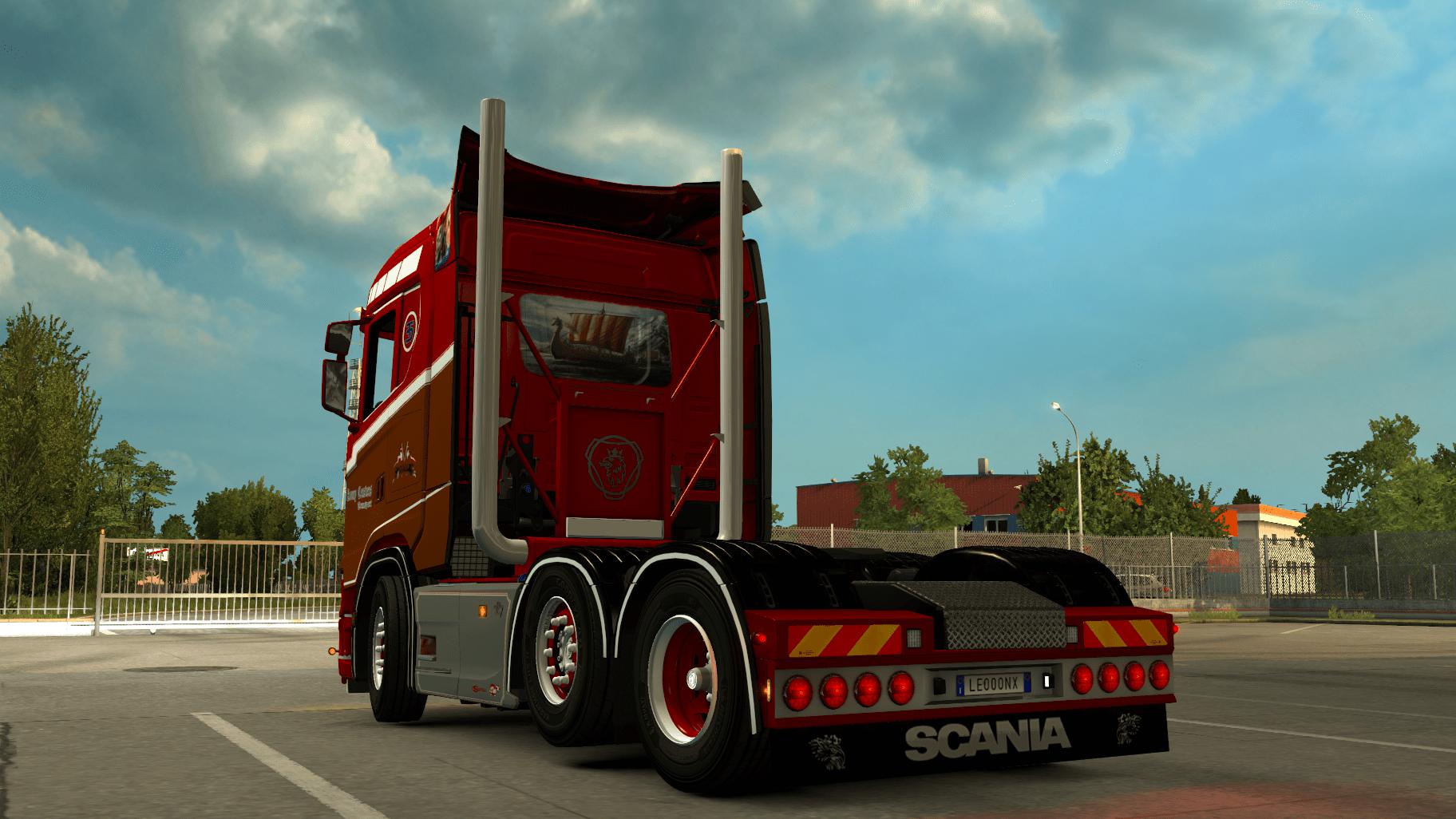 Ronny Ceusters Scania S Low Roof 135 Truck Skin Euro Truck Simulator 2 Mods American Truck