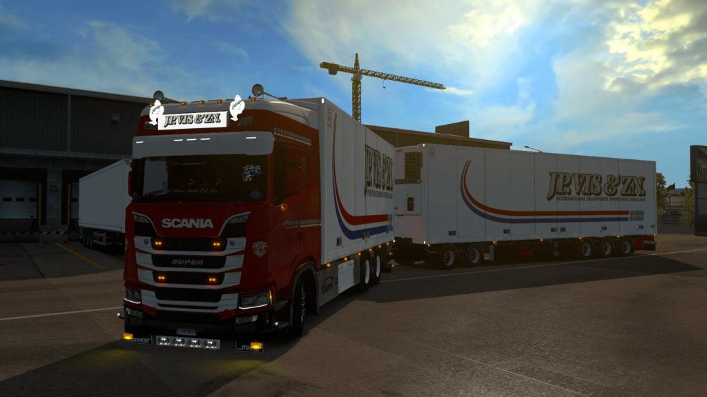 Scania S Jp Vis Zn Tandem Skin Ets Euro Truck Simulator