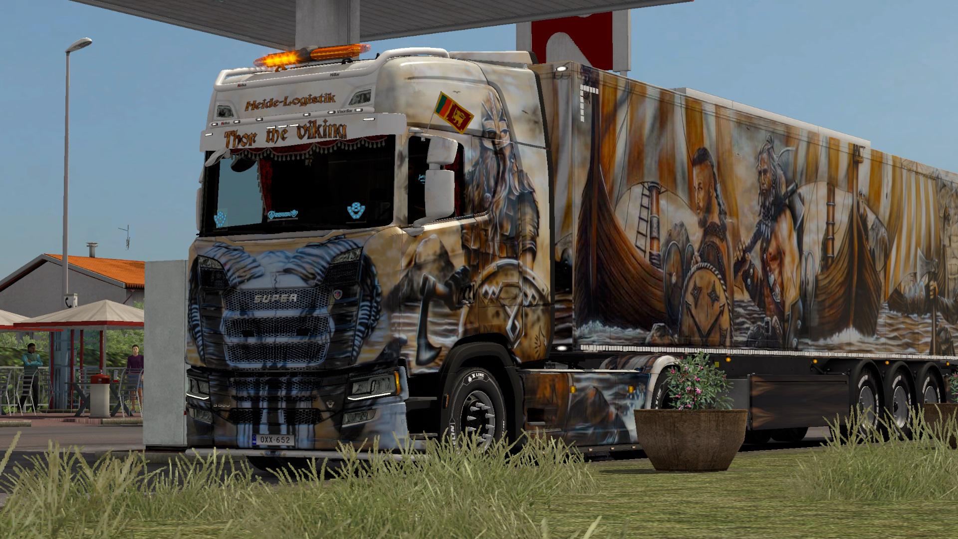 Scania s thor the viking skin 1.35.X ETS2.