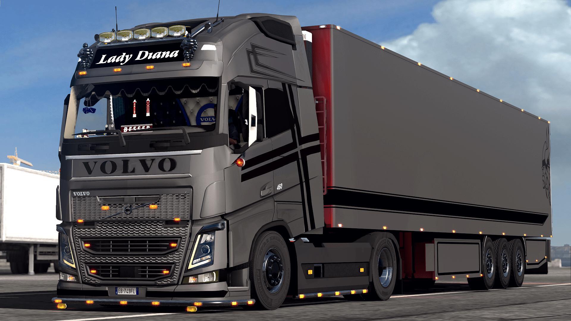 Volvo Lady Diana Truck Euro Truck Simulator Mods American