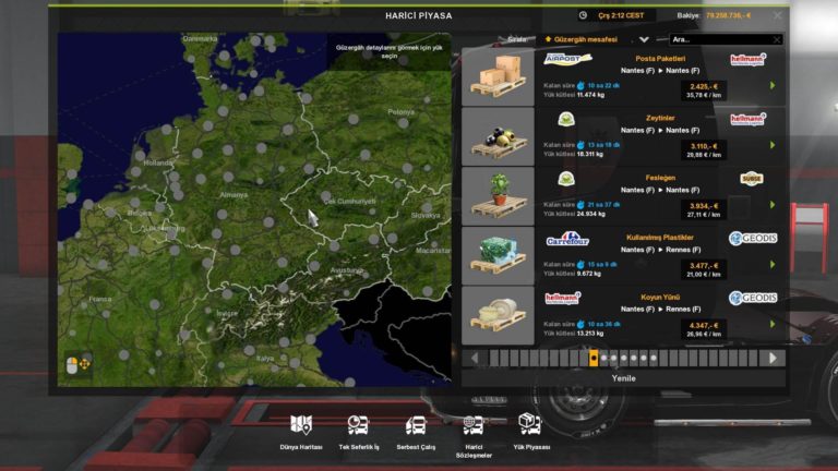 euro truck simulator 2 world map mod