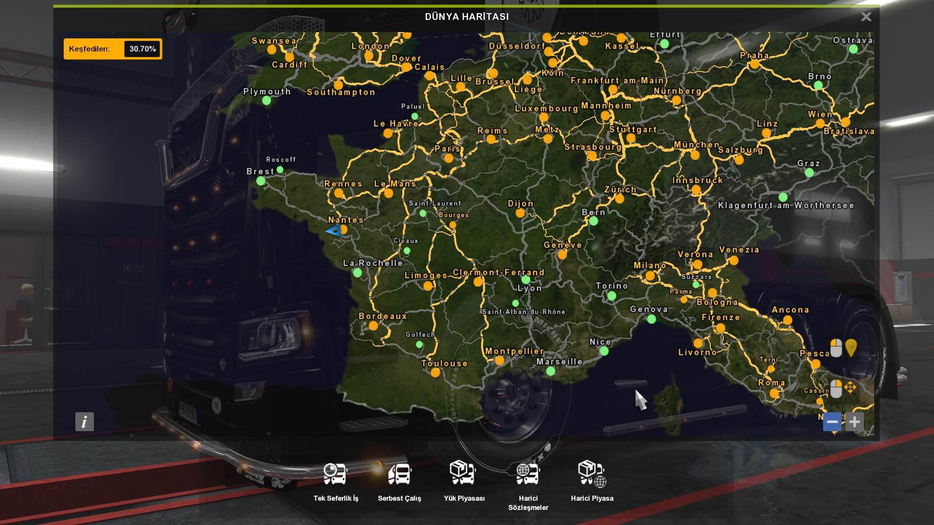 euro truck simulator 2 mods united states map