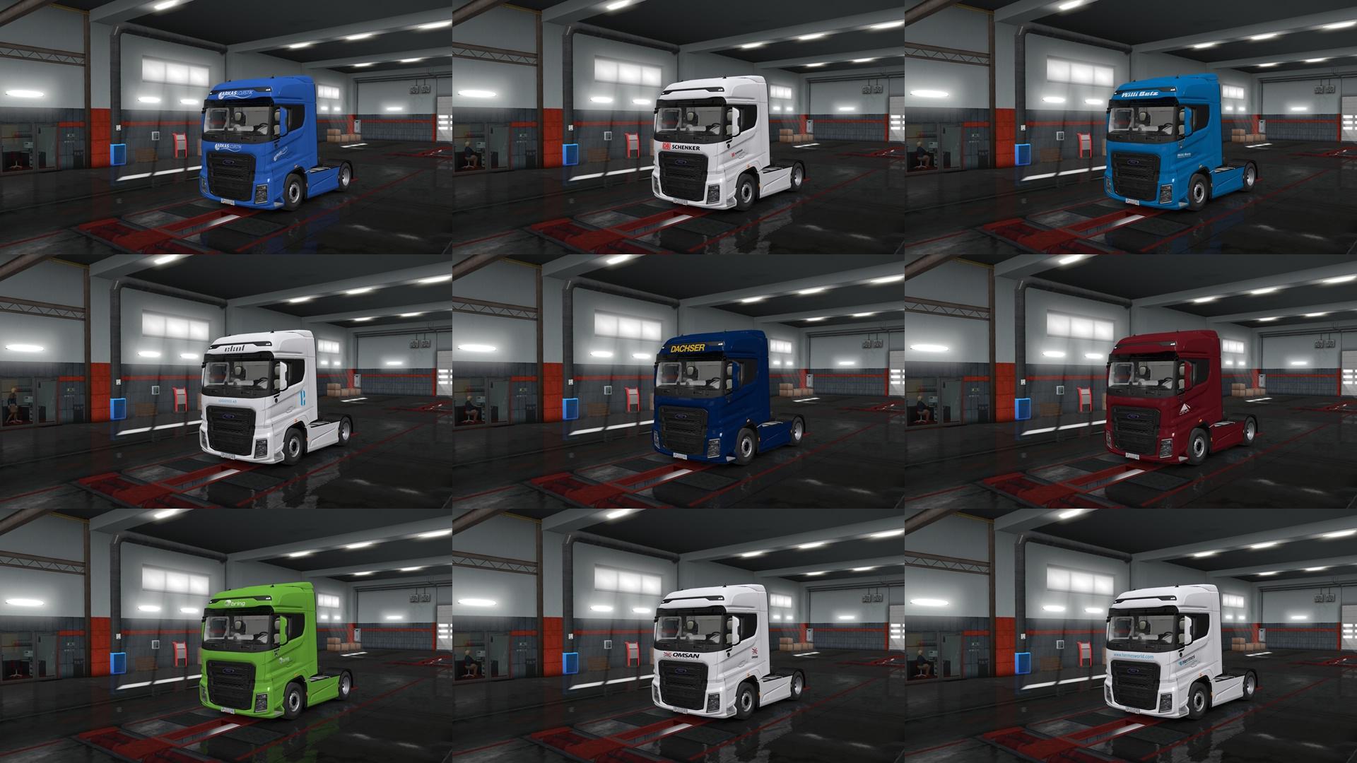 European Logistics Companies Paint Jobs Pack V1 4 Mod 2 Ets 2