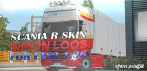 Africa Paintjob Skin Simon Loos Ets2 1 36 Truck Skin Euro Truck