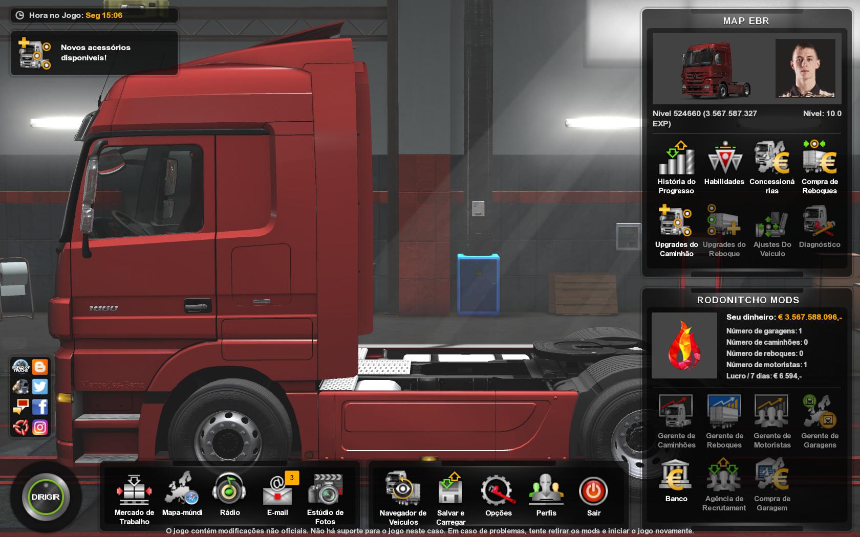 PROFILE MAP EBR ESTRADAS DO BRASIL 1.36 ETS2 Euro Truck Simulator 2 Mods