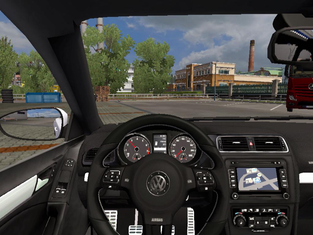 Carro VOLKSWAGEM JETTA Rebaixado Mod Ets2 1.47 - Dalenha Mods