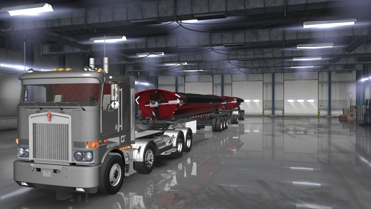 SmithCo Side Dump Double Trailer v1.2 1.36 ATS Euro Truck Simulator 2